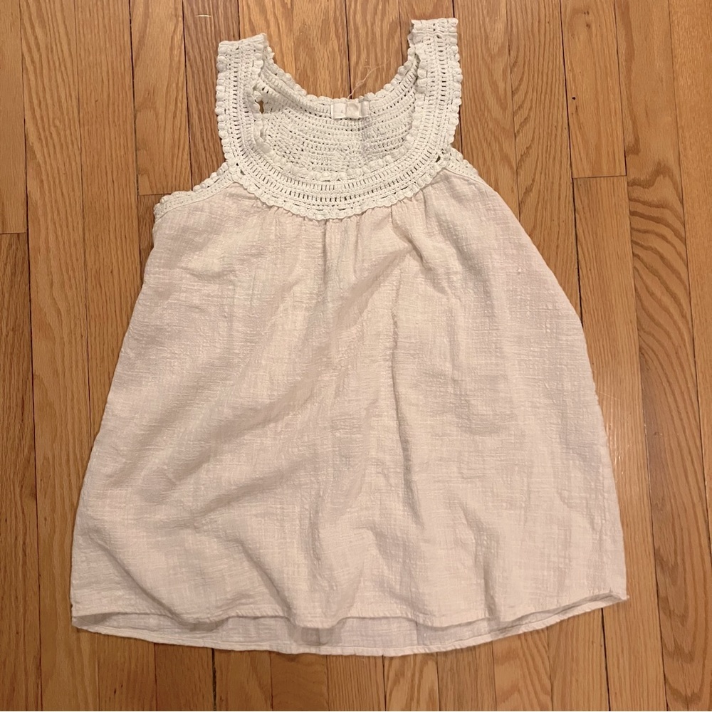 Adiva Linen Cream Tank
